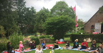 Yoga in de tuin 25 juni